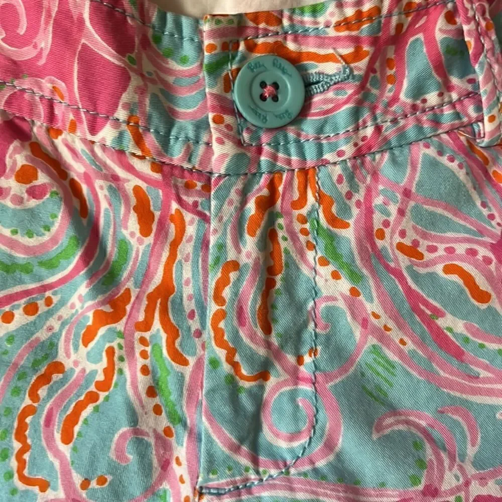 Lily Pulitzer NWOT Buttercup Shorts In Jellies Be Jammin Print Size 00